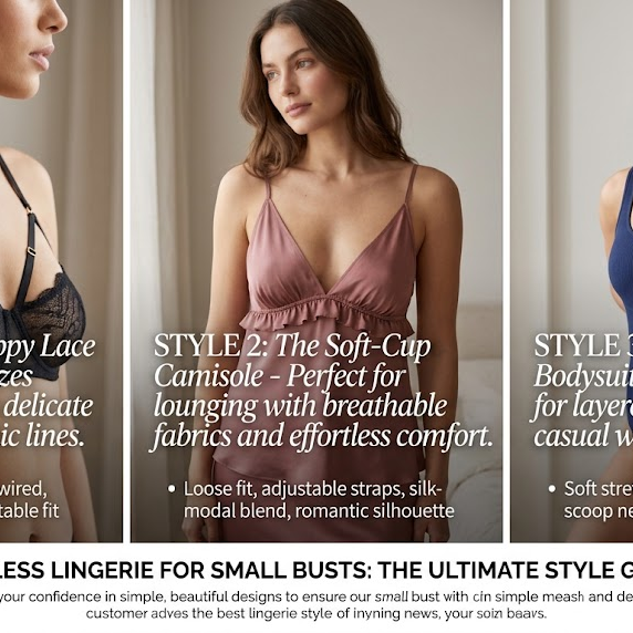 Cupless Lingerie for Small Busts: The Ultimate Style Guide