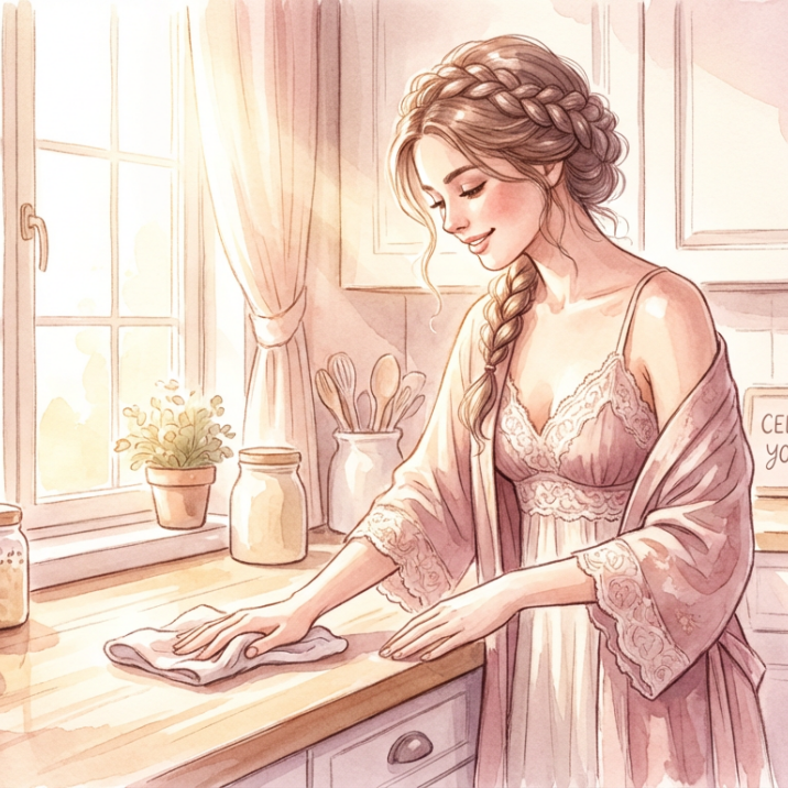 Doing Chores in Sexy Lingerie: What Kind of Psychological Role Shift Is This?