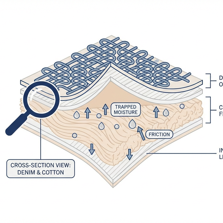 Why Cotton Panties Don’t Love Tight Pants: Friction, Sweat, and Static Awkwardness