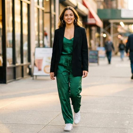 Why This "Faux Layering" Trick Turns Pajamas into Streetwear