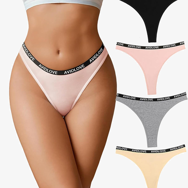 Avidlove cotton thong. Low-rise design, comfortable, and breathable. Available in various colors.