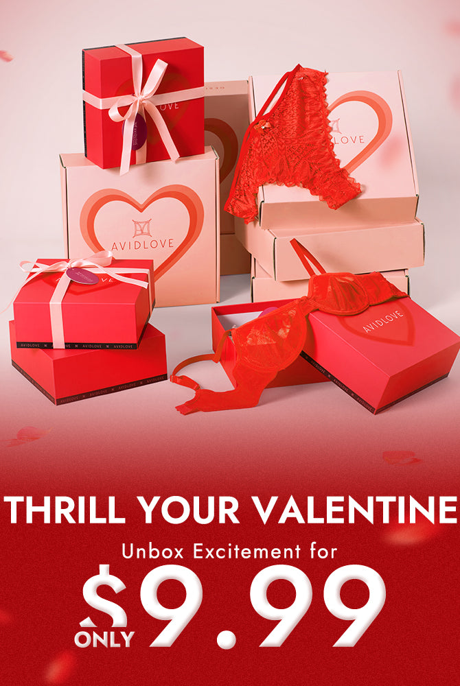 Avidlove Valentine's Day Blind Box: Unbox excitement with lingerie for only $9.99