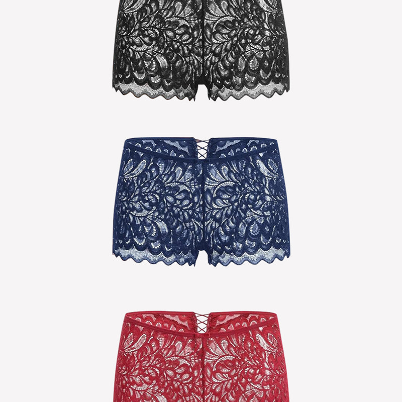 Boyshorts Höschen Spitzen-Boxershorts