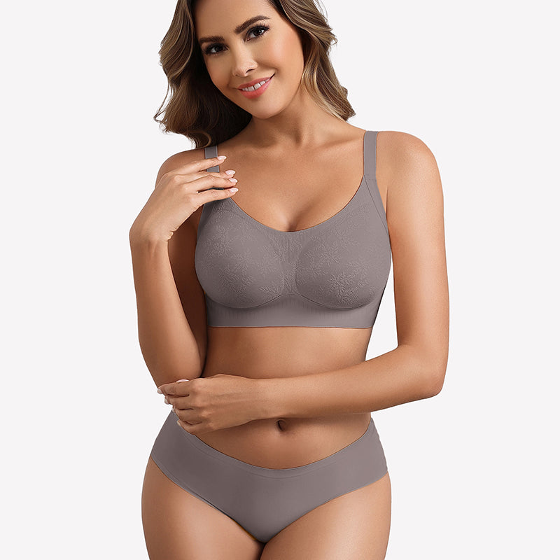 Jelly Wireless Bras Full Coverage Everyday Bras