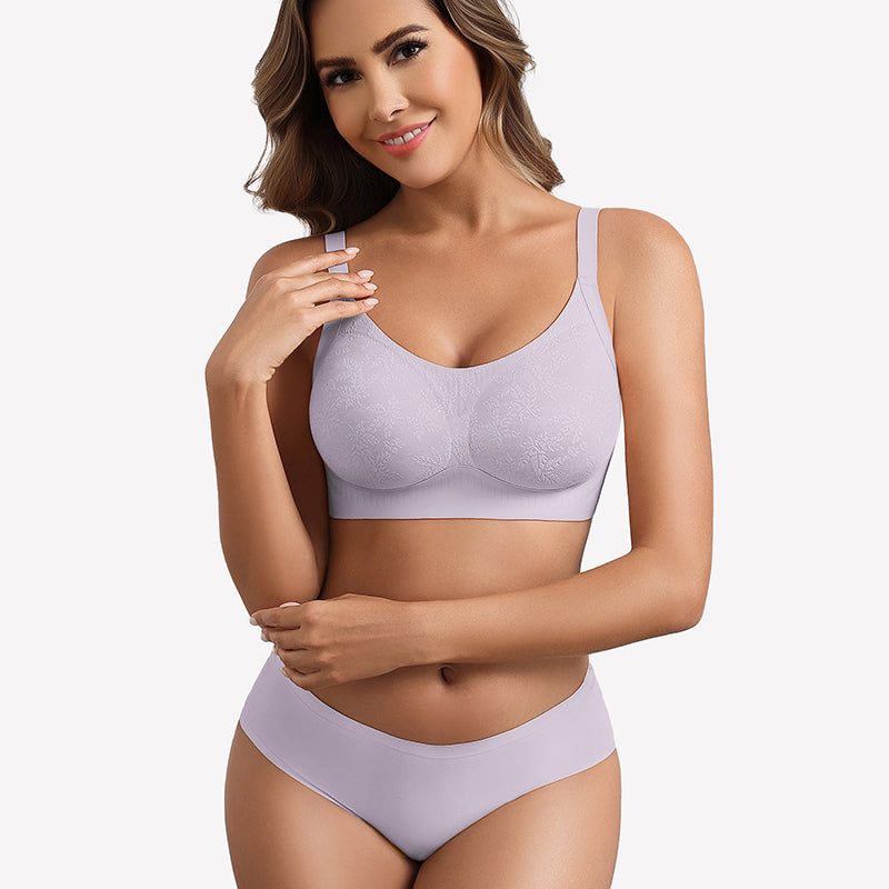 Jelly Wireless Bras Full Coverage Everyday Bras