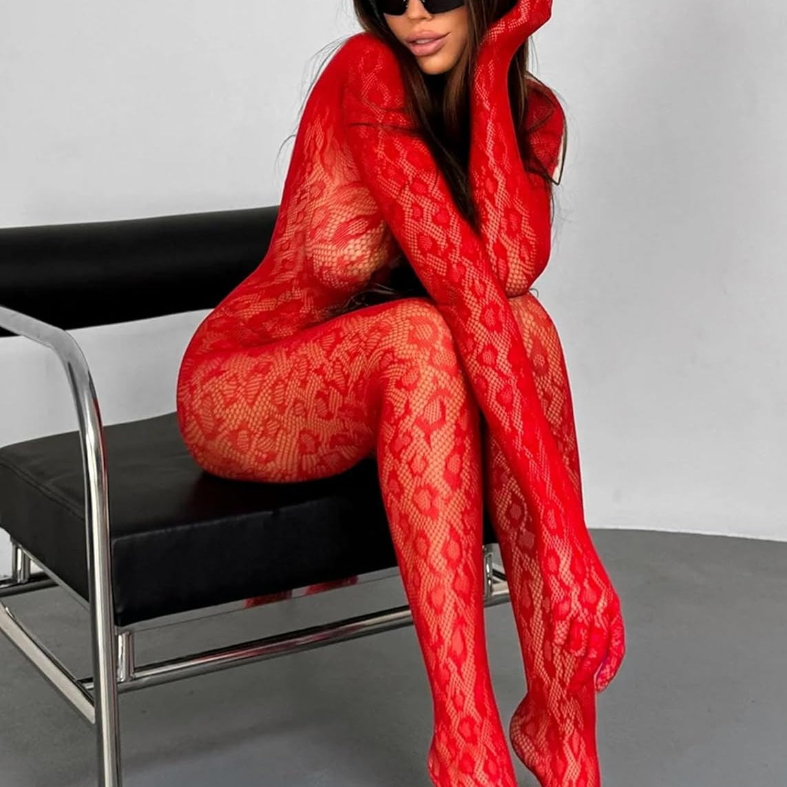 Fishnet Bodysuit Mesh Rave Lingerie