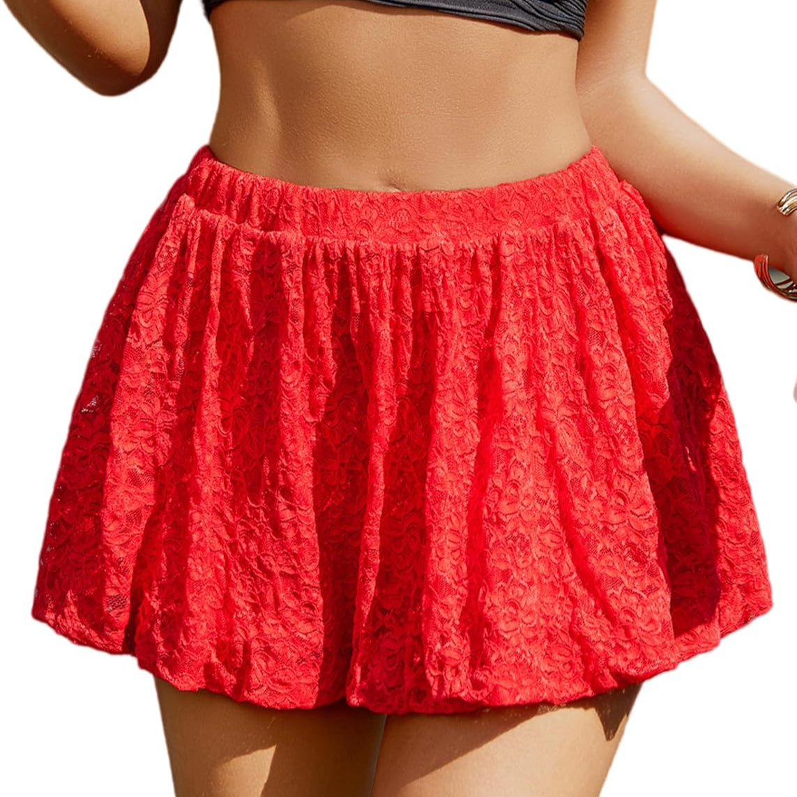 Y2k Going Out Skirts Pleated Bubble Skirt