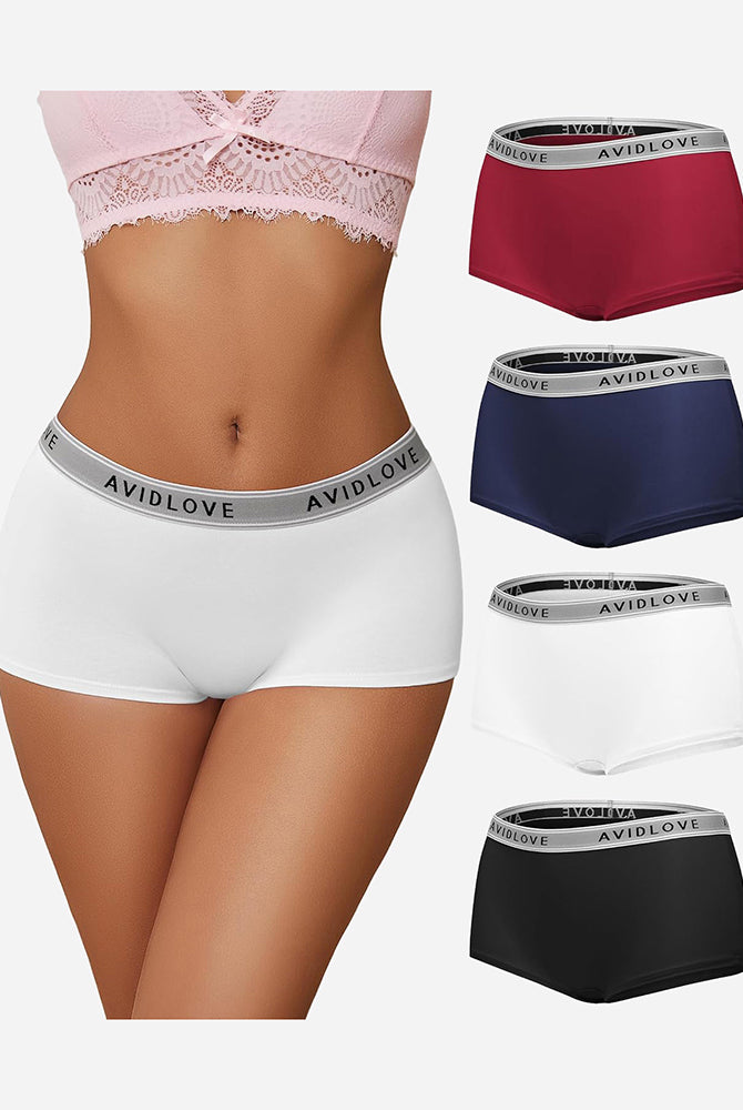 Avidlove Cotton Panties Full Coverage Shorts in multiple colors