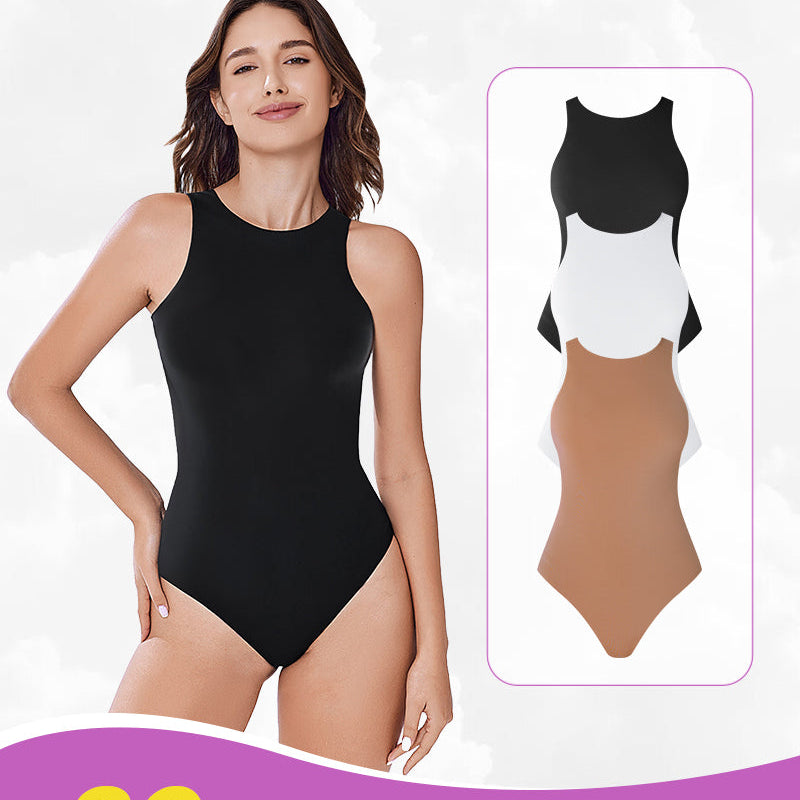 Avidlove Bodysuit Shapewear 3-Pack. Model wears black. Colors: black, white, beige. 30% OFF.