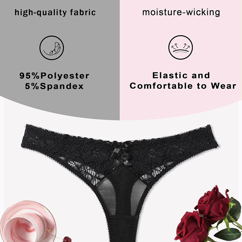 Lace Thongs Low Waist Cheeky Panties