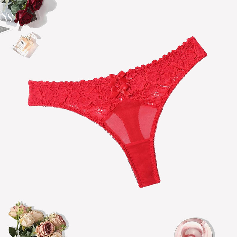 Lace Thongs Low Waist Cheeky Panties