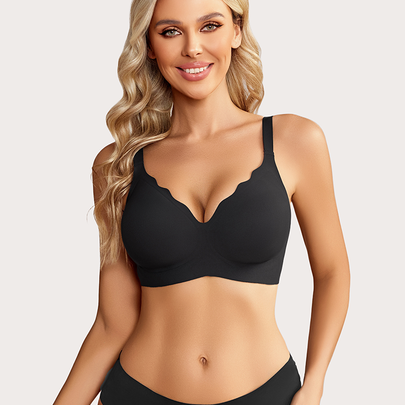 Seamless Bralettes Wireless Push Up Bra