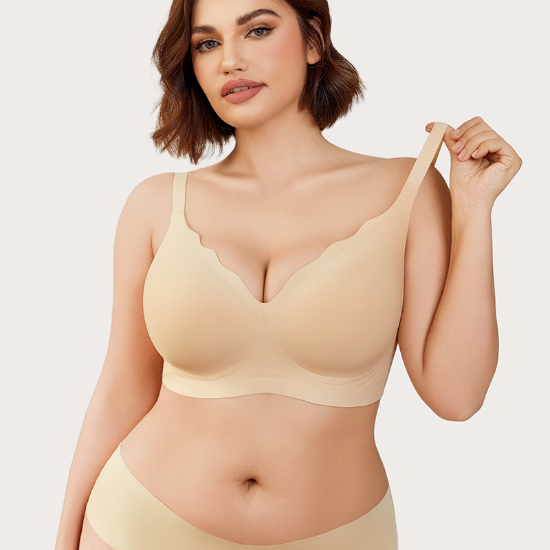 Seamless Bralettes Wireless Push Up Bra