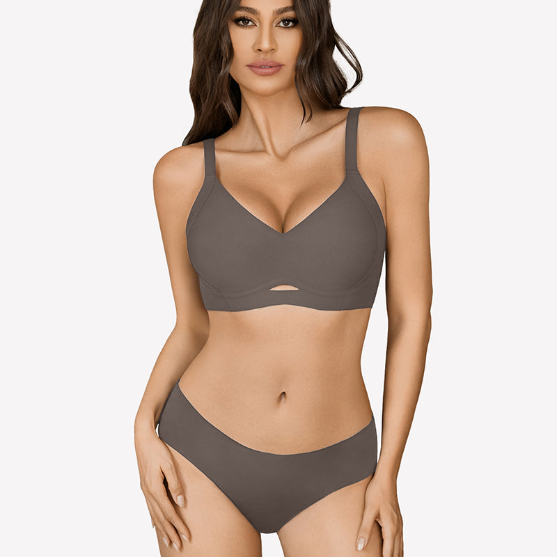 Wireless Push Up Bralette Supportive Bra