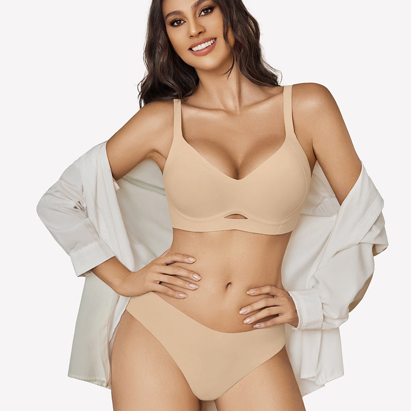 Wireless Push Up Bralette Supportive Bra