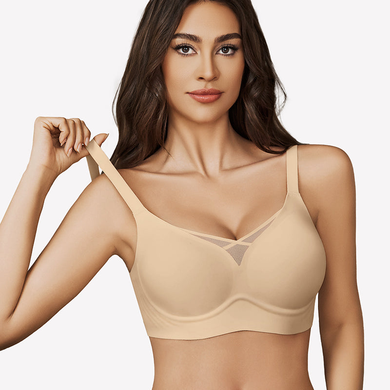 Mesh Bralette Seamless Push Up Bras