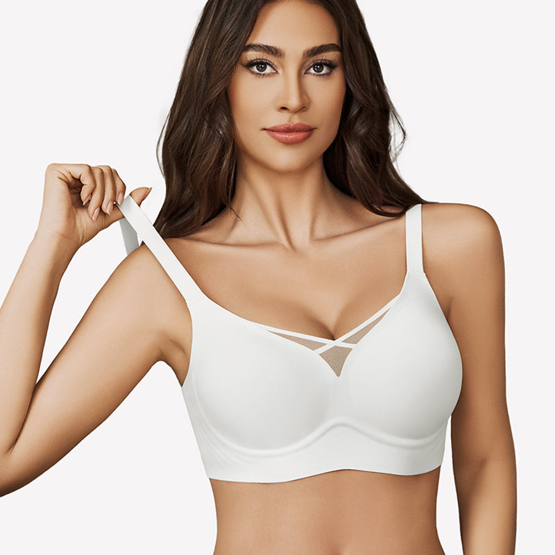Mesh Bralette Seamless Push Up Bras