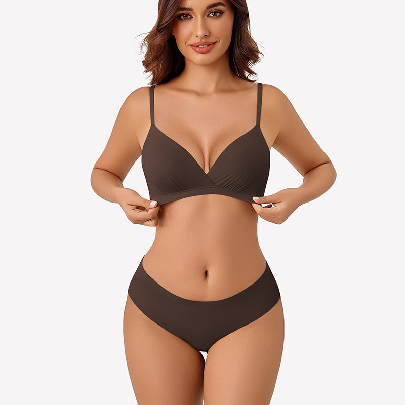 Wireless Plunge Unpadded Bras