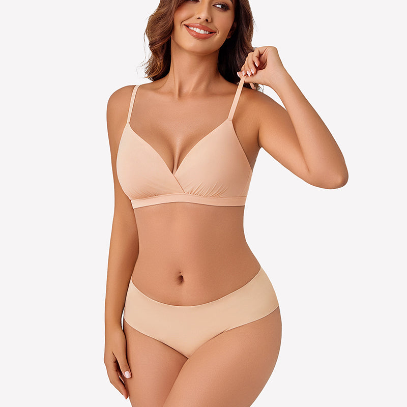 Wireless Plunge Unpadded Bras