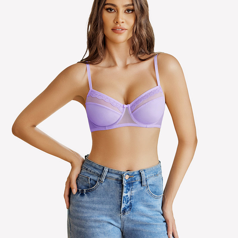 Lace Bralettes with Underwire Bras