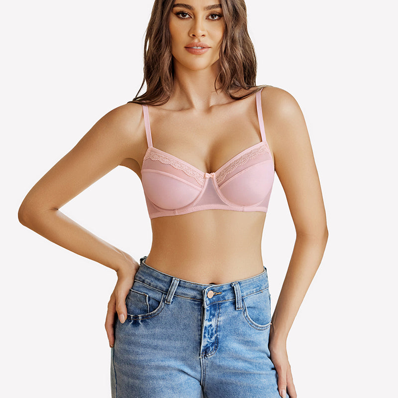 Lace Bralettes with Underwire Bras