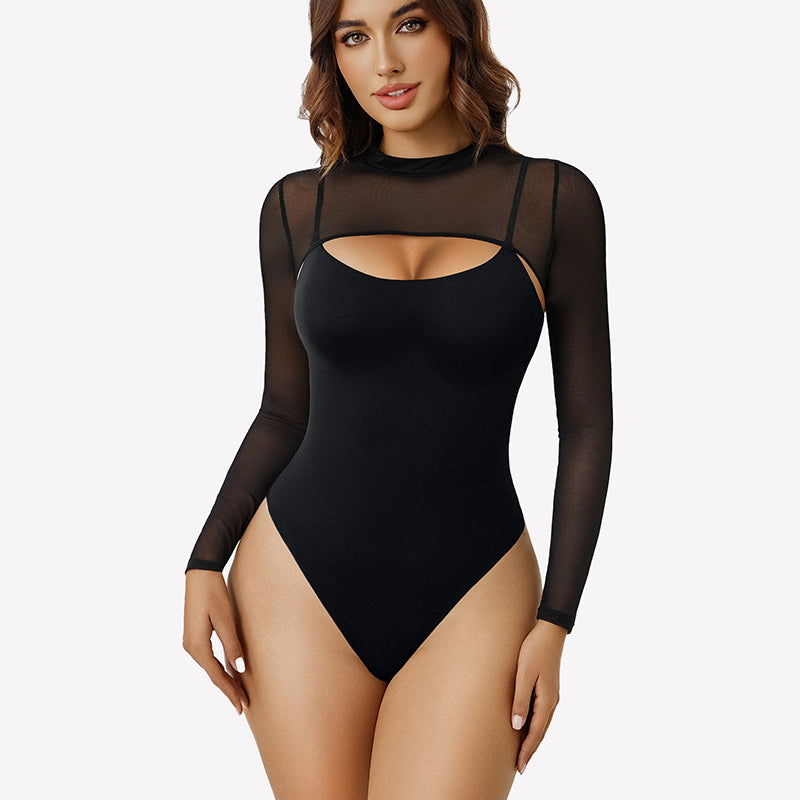 Long Sleeve Tops Bodysuits Two Piece Outfit