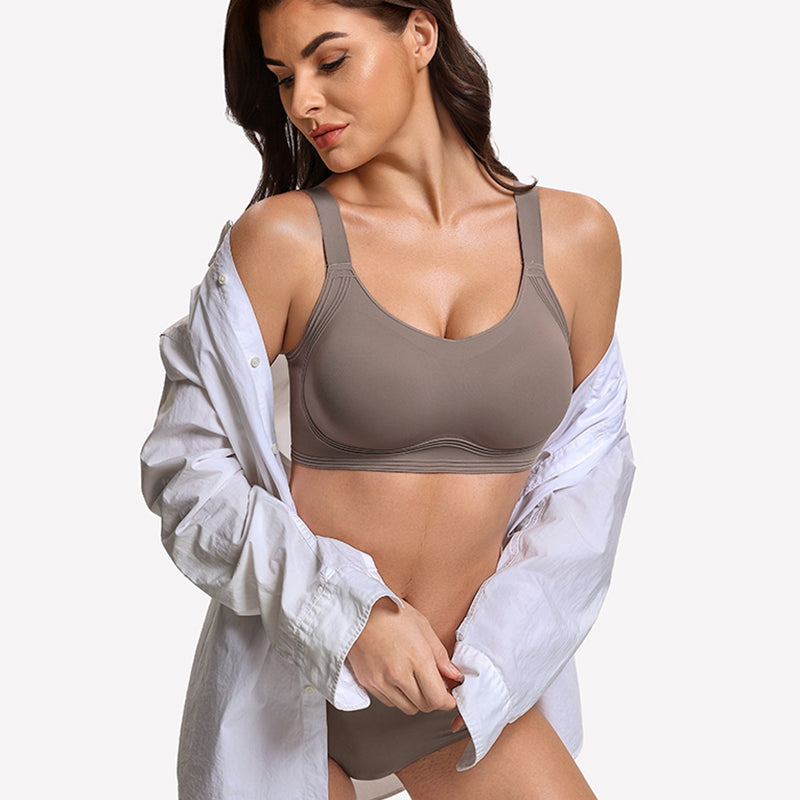 Jelly Bras No Underwire Wireless Push Up Bra