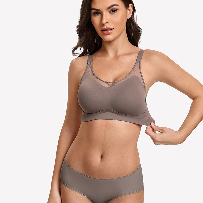 Wireless Jelly Bras Seamless Push Up T Bra