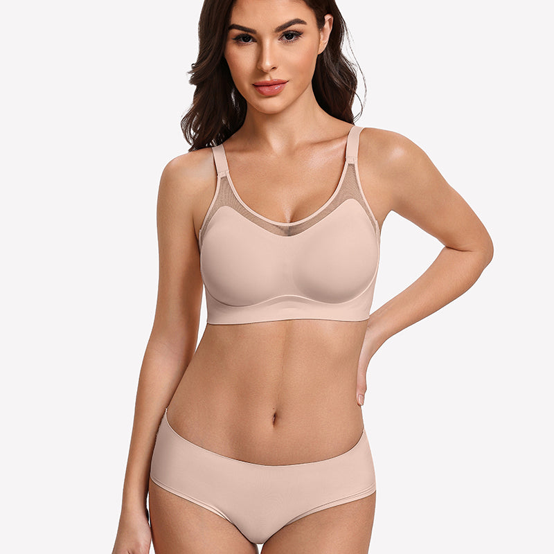 Wireless Jelly Bras Seamless Push Up T Bra