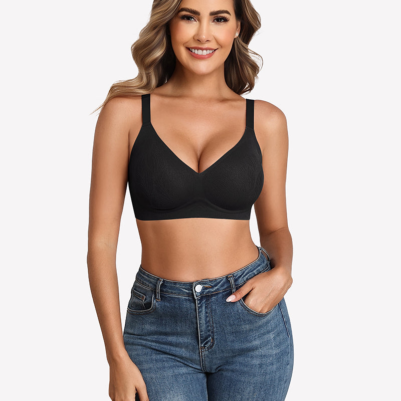 Seamless No Wire Full Coverage Padded Bra