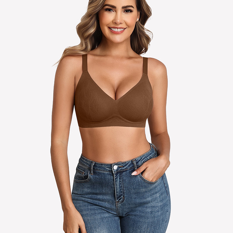 Seamless No Wire Full Coverage Padded Bra