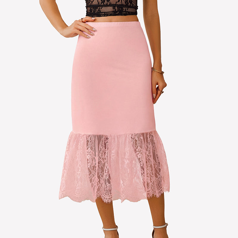 Lace Half Slip Underskirt Under Dress