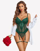 Deep V Teddy Lingerie One Piece