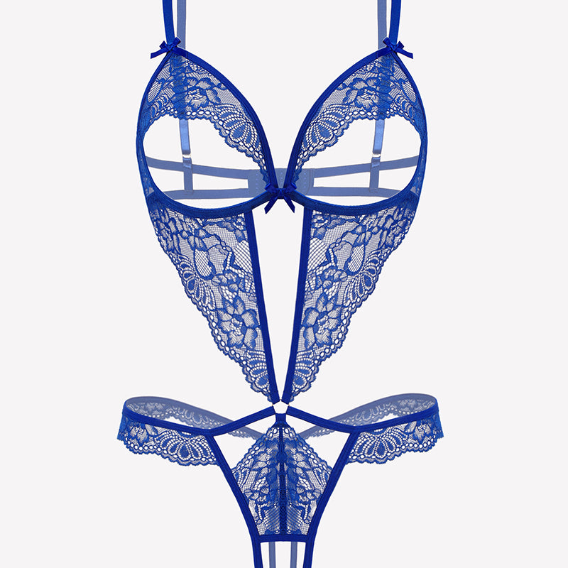 Lace Bodysuit Deep V Teddy Lingerie