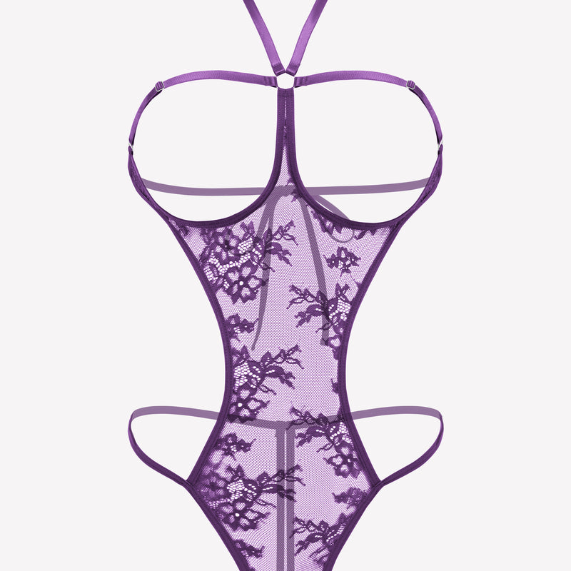 Mini Bodysuit Halter Teddy Nightie