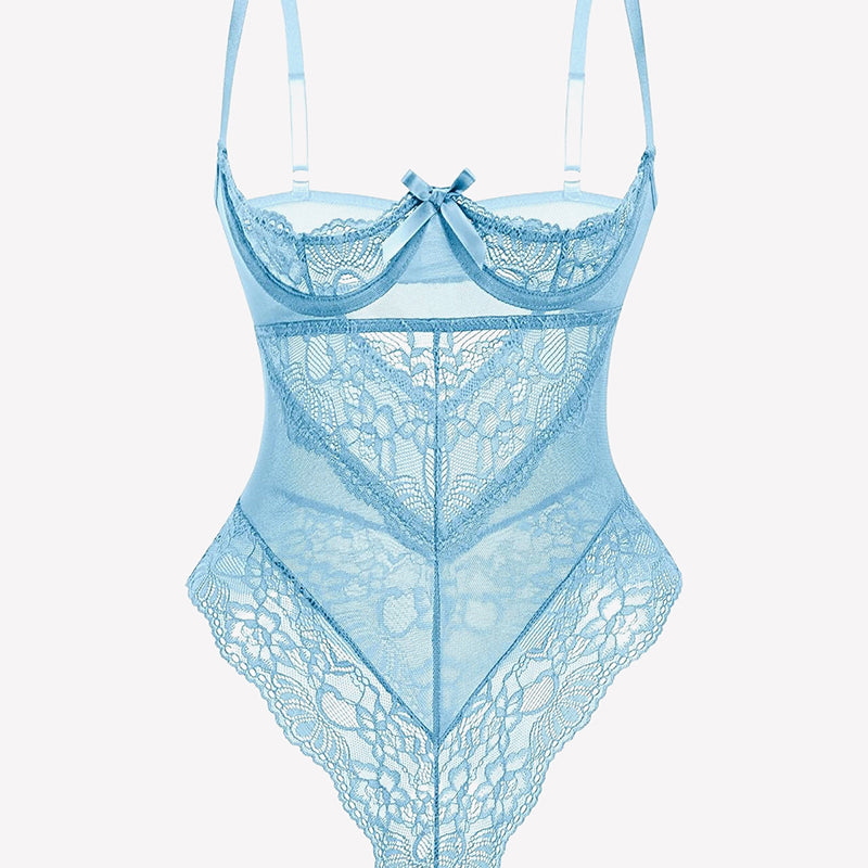 Underwire Lace Teddy Lingerie Bodysuit