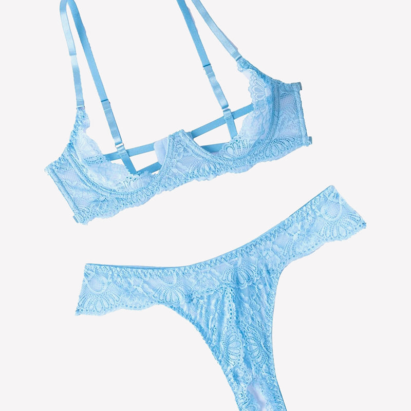 Underwire Push Up Lace Lingerie Set – Bra and Panty Set
