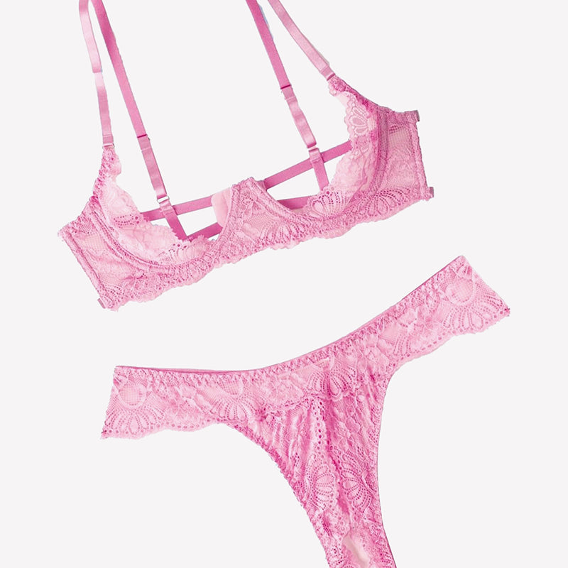 Underwire Push Up Lace Lingerie Set – Bra and Panty Set
