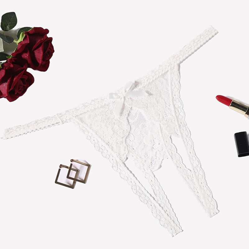 Low Rise Briefs Floral Lace Thong Panties