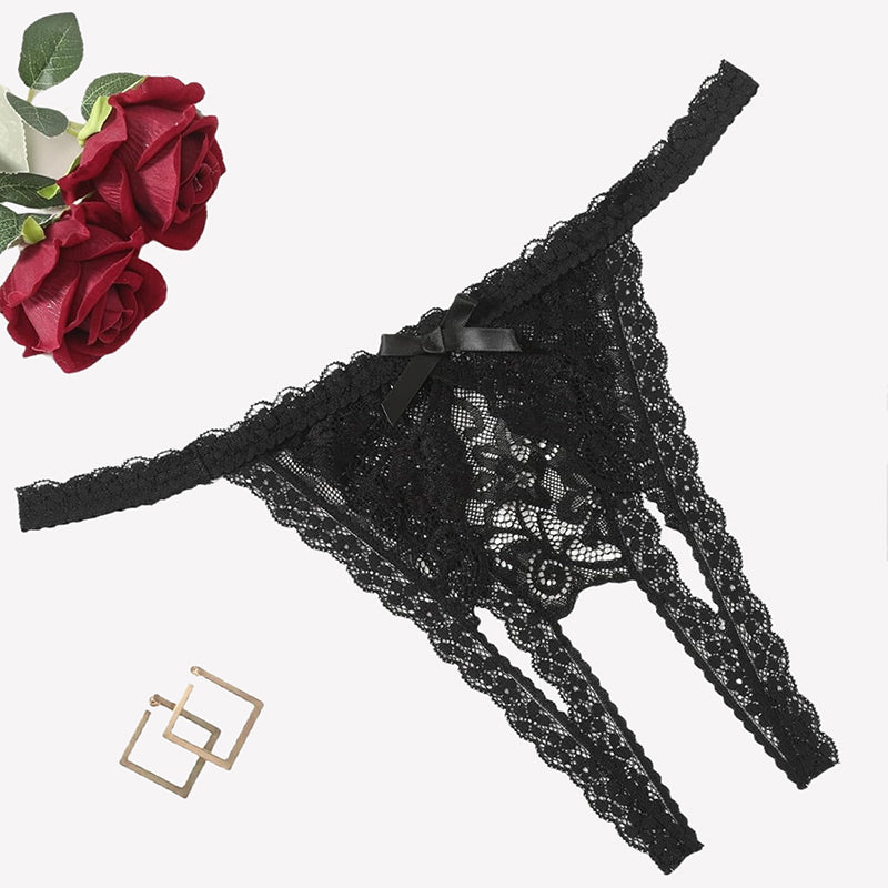 Low Rise Briefs Floral Lace Thong Panties