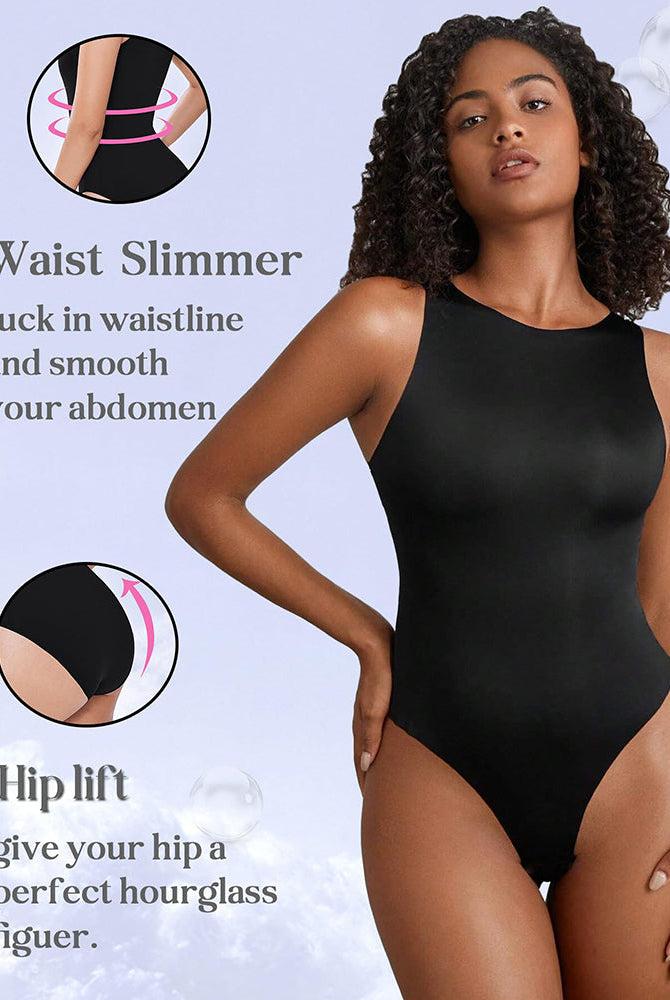 Avidlove black bodysuit shapewear, waist slimming and hip lift for hourglass figure
