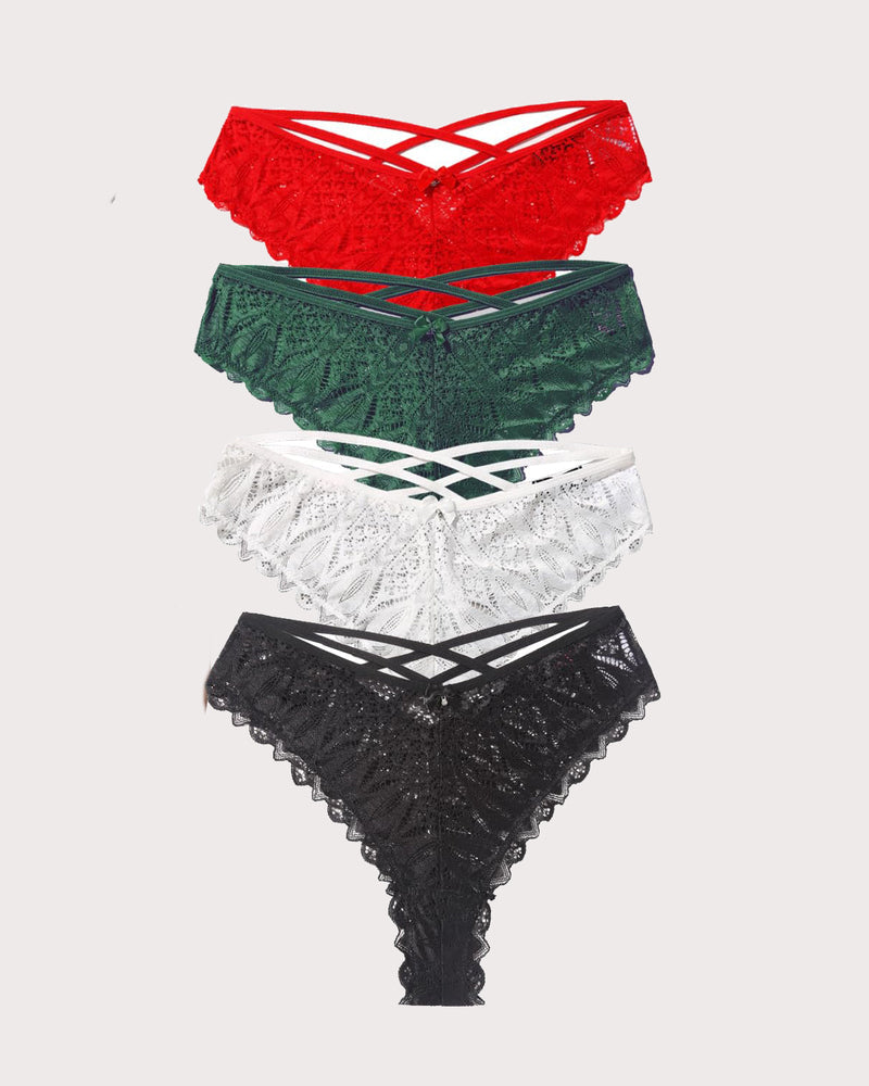 Avidlove Cheeky Panties in various colors. Lace criss-cross design, comfortable and sexy underwear.