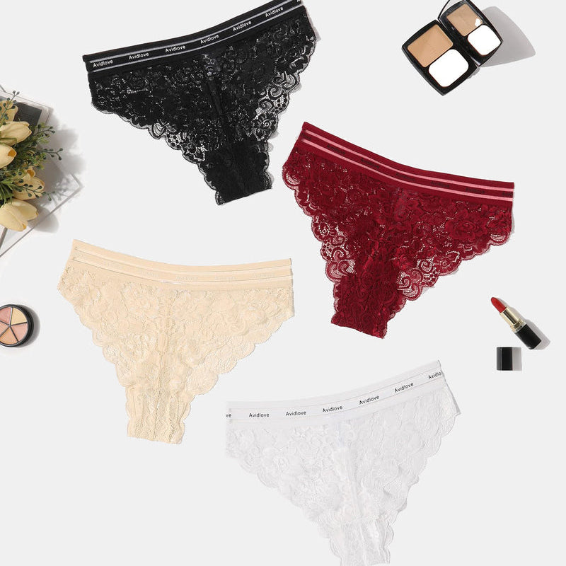 Avidlove lace hipster underwear set in multiple colors. Sexy, comfortable, and flattering.