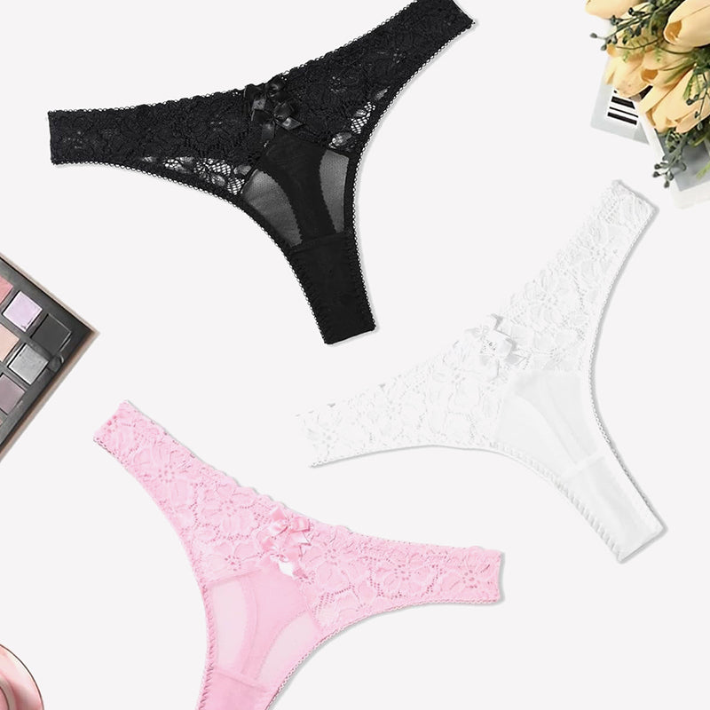 Lace Thongs Low Waist Cheeky Panties