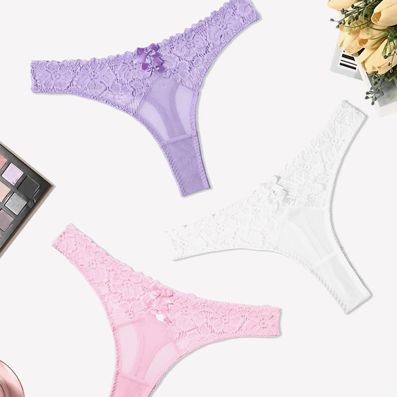 Lace Thongs Low Waist Cheeky Panties