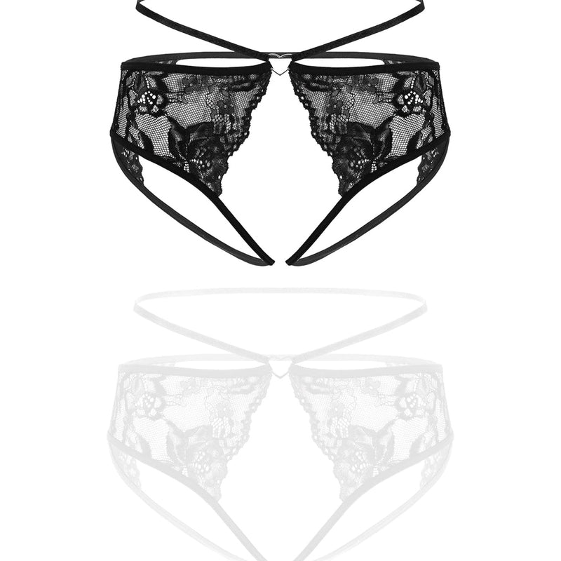 Strap Cheeky Underwear Floral Lace Panties