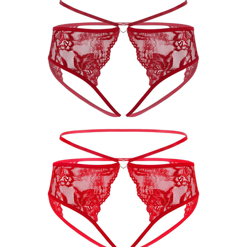 Strap Cheeky Underwear Floral Lace Panties