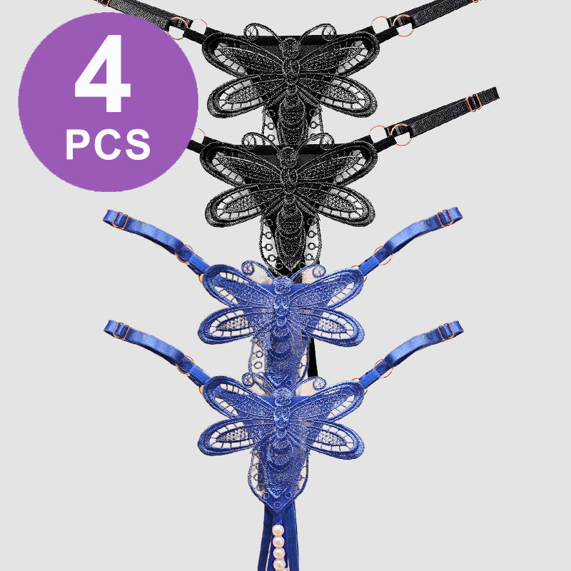 Perspective Pearl Tanga-Höschen-Set ohne Schritt