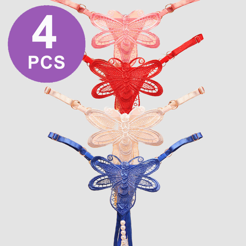 Perspective Pearl Tanga-Höschen-Set ohne Schritt