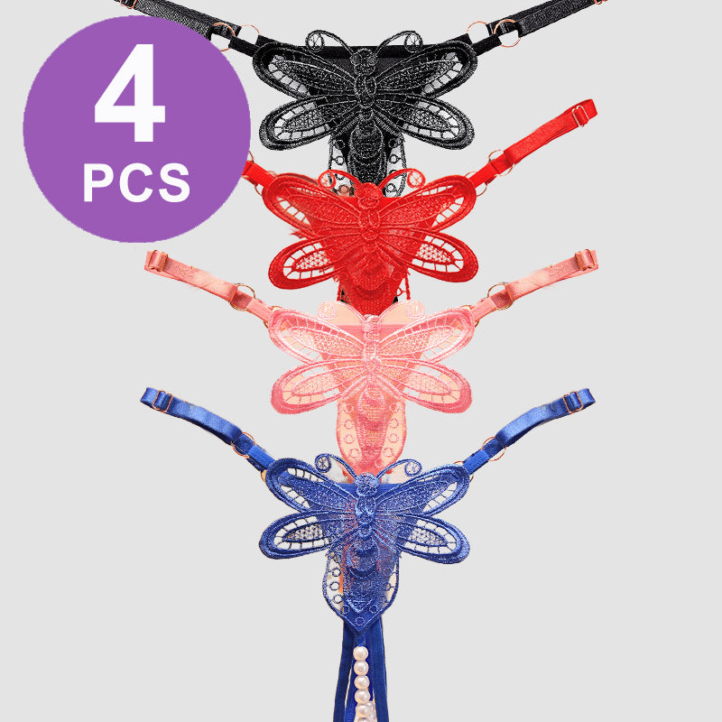 Perspective Pearl Tanga-Höschen-Set ohne Schritt